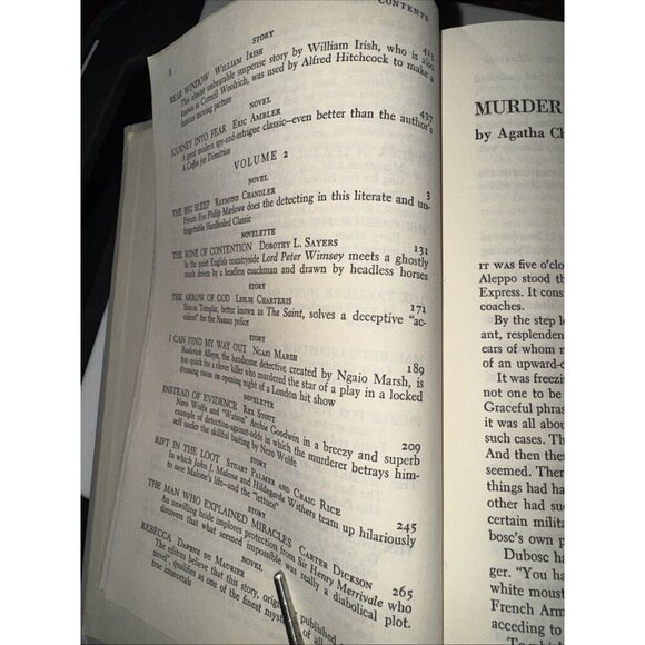 A Treasury of Great Mysteries by Howard Haycraft & John Beecroft Vol 1 & 2 HC - Picture 12 of 14